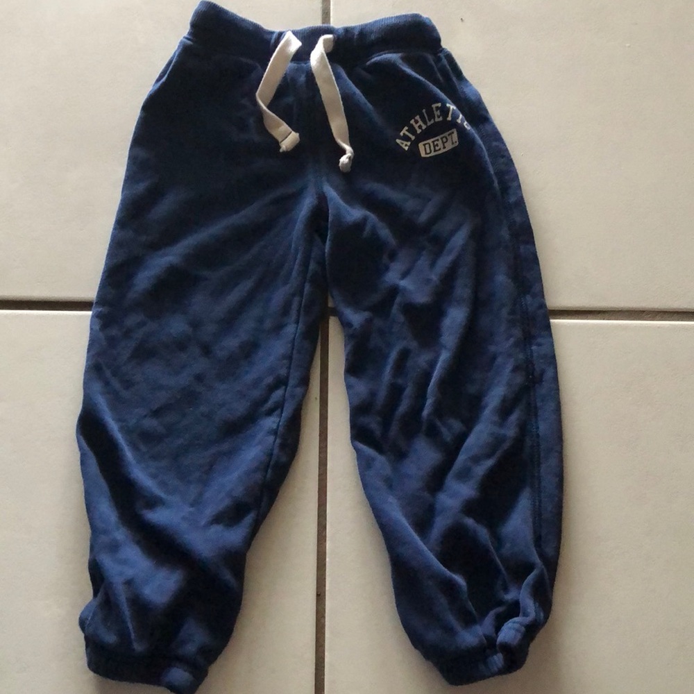 blue sweatpants/joggers for kids, comfortable